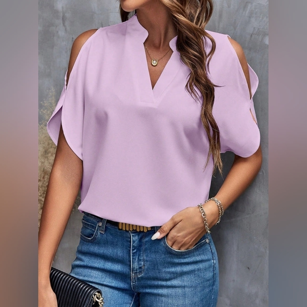 Women's Cold Shoulder Blouse Size 2XL